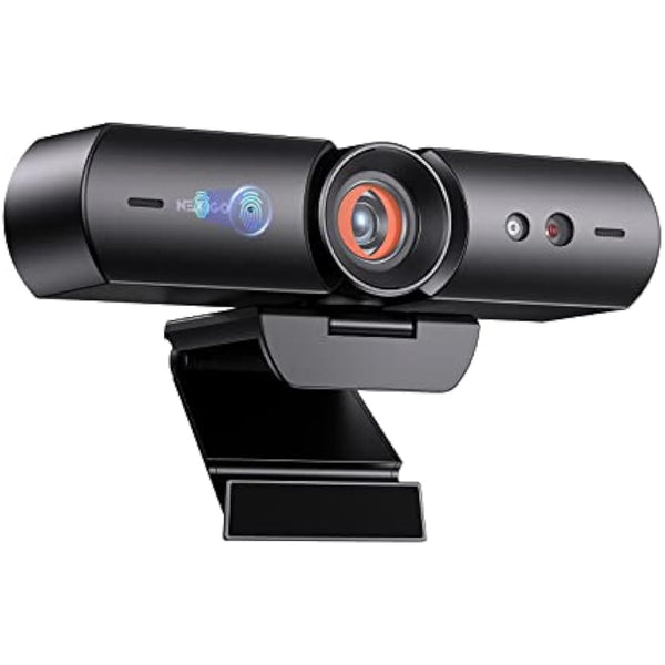 NexiGo HelloCam, 1080p Webcam with Windows Hello and Microphone, True Privacy with Patented Automatic Shutter, Facial Enhancement, HD USB Webcam Camera for PC, Video Calling, Recording, Conferencing