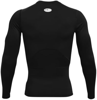 Under Armour Men's HeatGear Long Sleeve Top, Midnight Navy/White