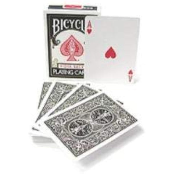 Bicycle Brand Invisible Deck - Famous Magic Card Trick - Includes Cipher Card Bag (Black)