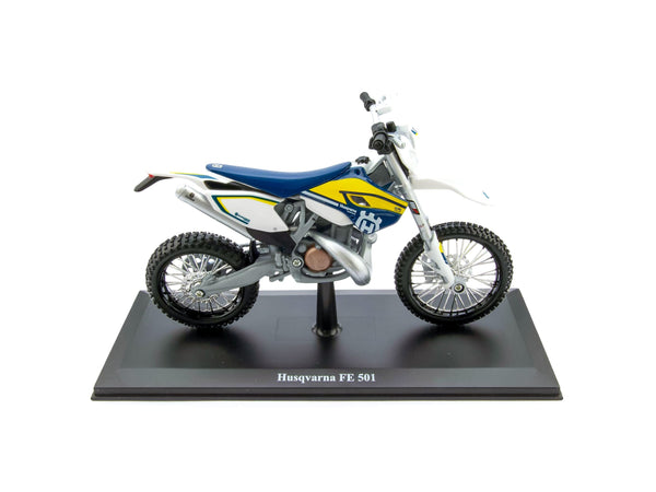 Husqvarna FE 501 2016 white - 1:12 Scale Motorbike Model