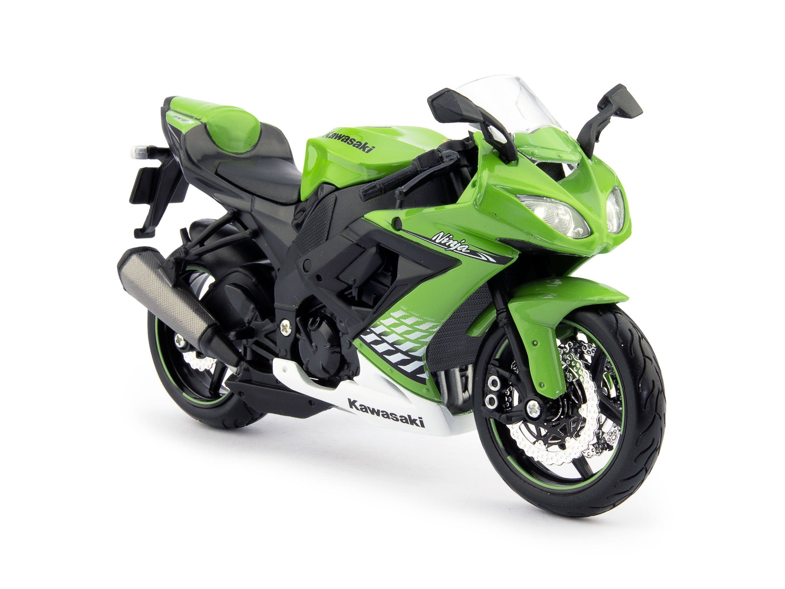 Kawasaki Ninja ZX-10R 2010 green - 1:12 Scale Motorbike Model