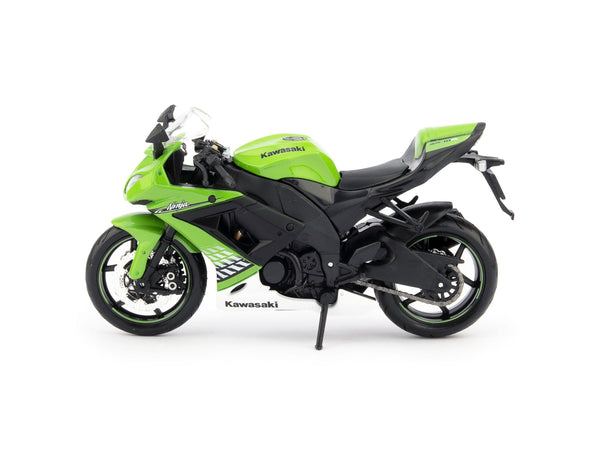 Kawasaki Ninja ZX-10R 2010 green - 1:12 Scale Motorbike Model