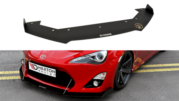 Maxton Design - FRONT RACING SPLITTER TOYOTA GT86 (WITH WINGS) (2012-2016)