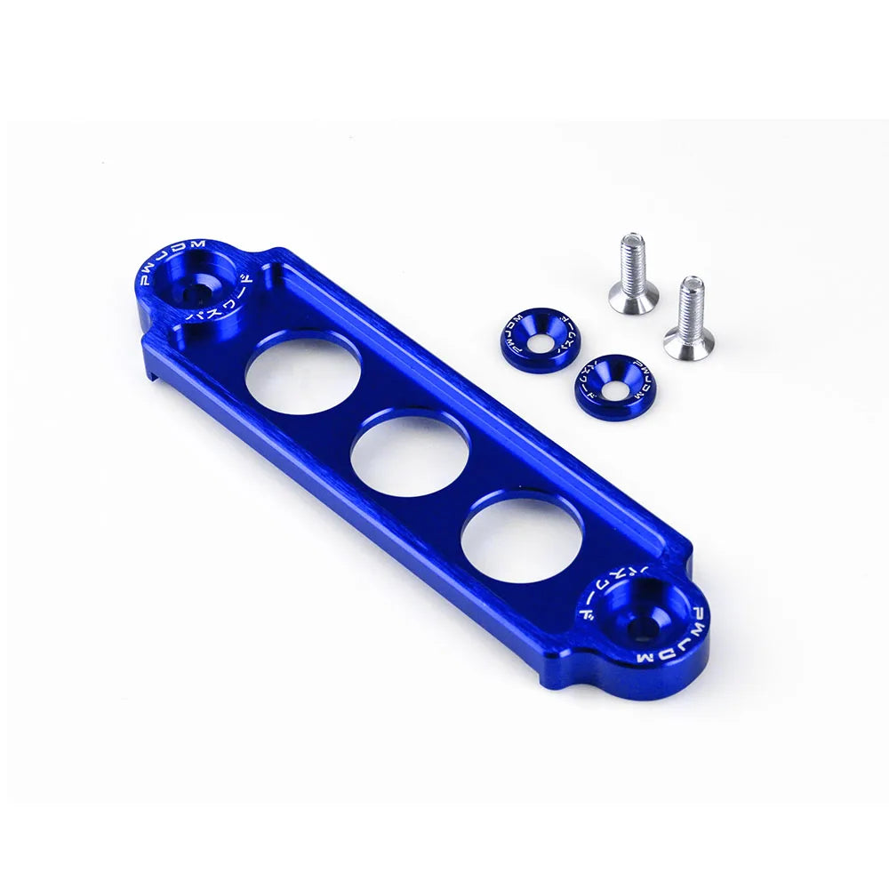 JDM Styling Car Battery Tie Down Mount Hold Bracket Lock Anodized Battery Fasten Brace Lock For Honda Civic/CRX 88-00 BTD001