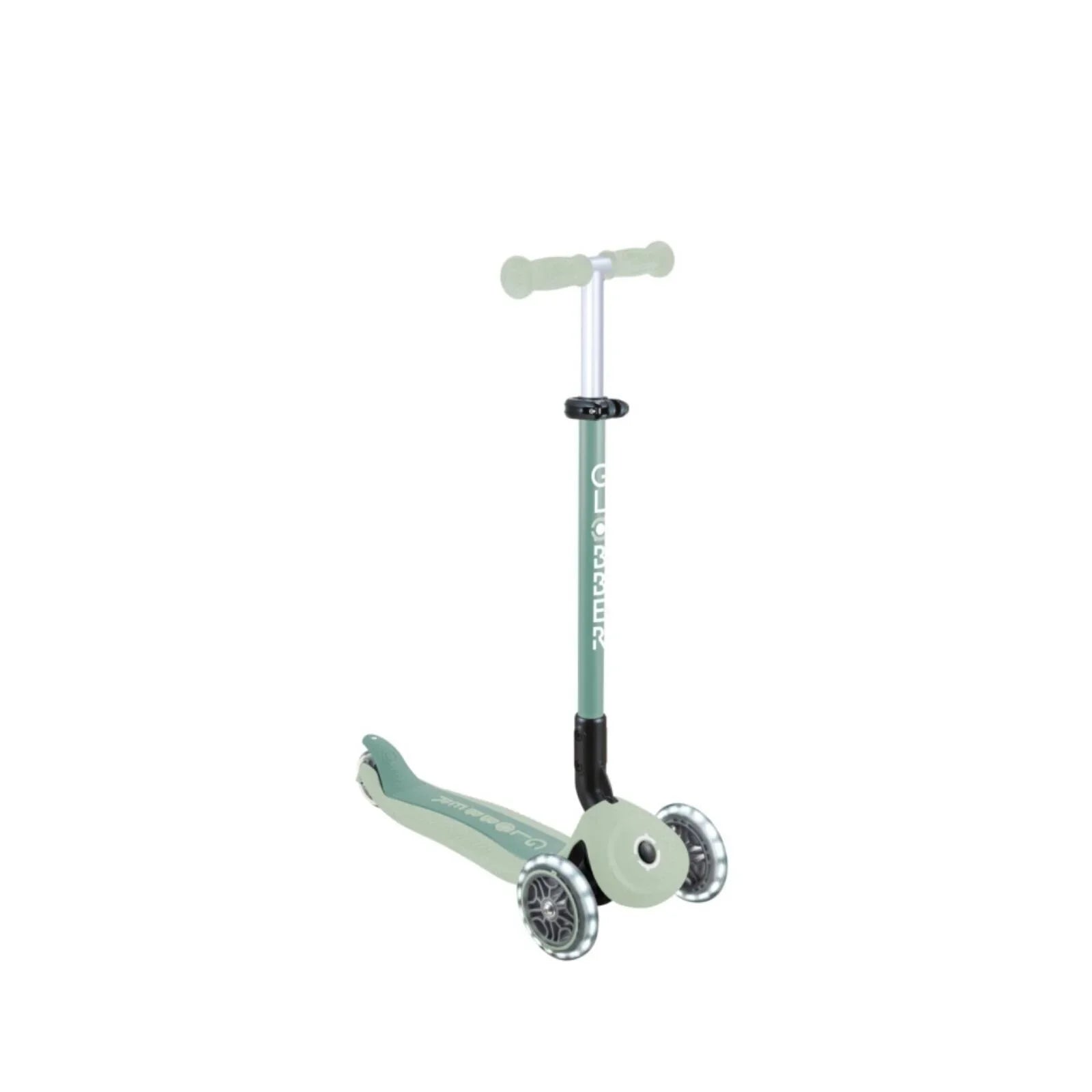 Globber Go Up Active Lights Eco Scooter - Pistachio