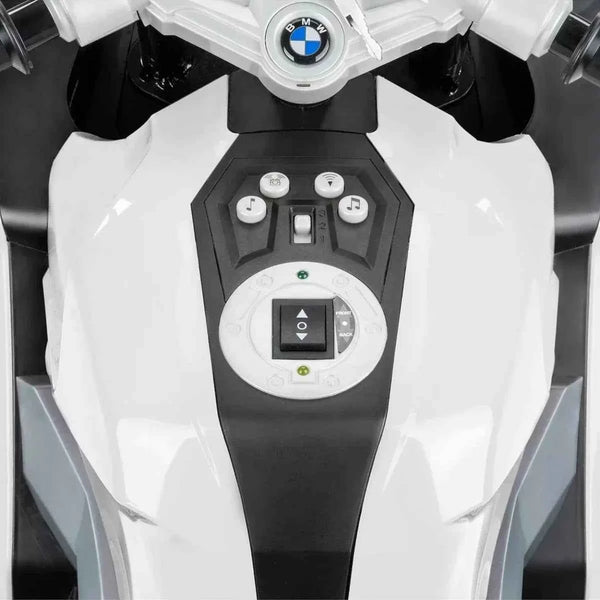 Xootz BMW 12.8V Electric Motorbike Ride On with Lithium Battery - White