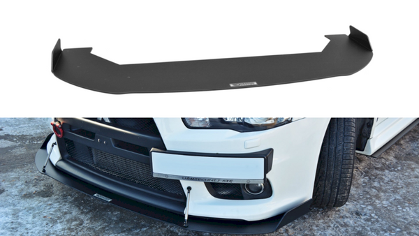 Maxton Design - FRONT RACING SPLITTER V.1 MITSUBISHI LANCER EVO X (2007-2015)