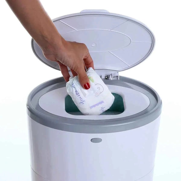Korbell Nappy Bin - White