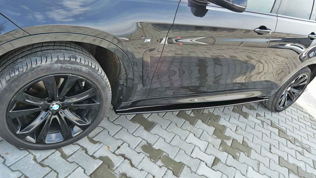 Maxton Design - SIDE SKIRTS DIFFUSERS BMW X6 F16 M SPORT(2014-19)