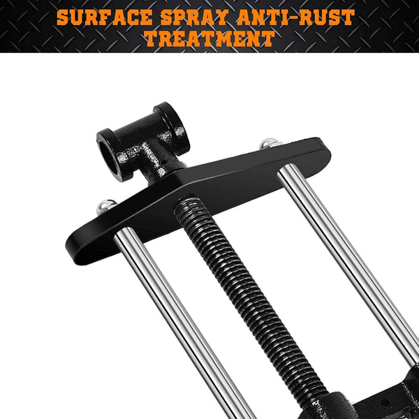 10.5" Steel Front Bench Vise – Heavy Duty Table Clamp for Woodworking & More
