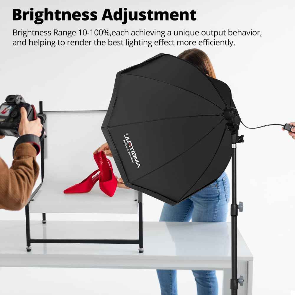 AMBITFUL AL-50 Softbox Lighting Kit 50W 3000-6500K Bi-Color LED Studio Lights