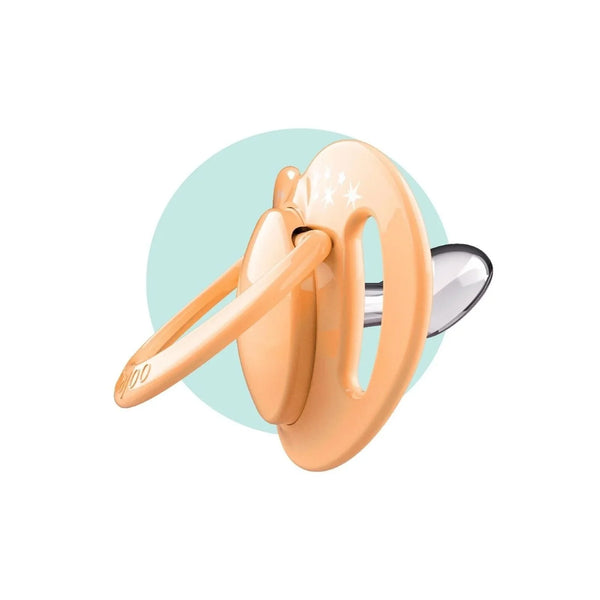 Mamajoo Orthodontic Soothers with Steriliser Box 12+ months Pack of 2 - Powder Pink & Blush