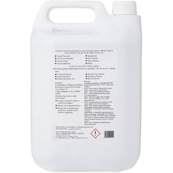 Formula H Petlife Concentrated Disinfectant, 5 Litre