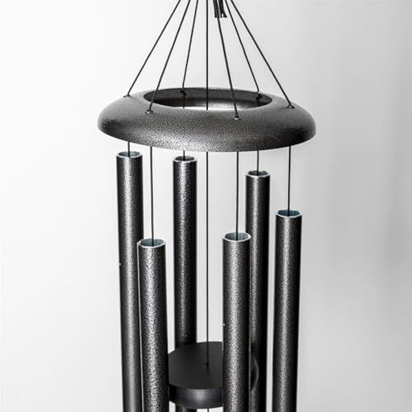 Corinthian Bells by Wind River - 30 inch Silver Vein Wind Chime for Patio, Backyard, Garden, and Outdoor Decor (Aluminum Chime) Made in The USA