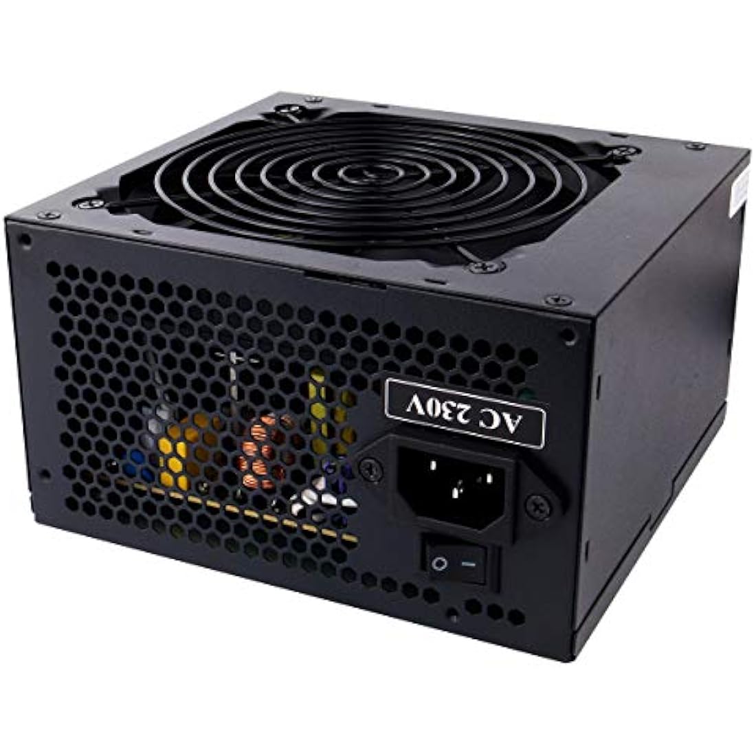CiT Builder 500W Power Supply, Non Modular, PPFC, 70% Efficiency, 12cm Cooling Fan, An Excellent Entry Level Power Supply, No Power Cable Included | Black