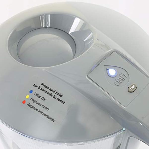 Glass Water Filter Dafi Crystal Classic 2.0 L with 1 Filter Cartridge Graphite