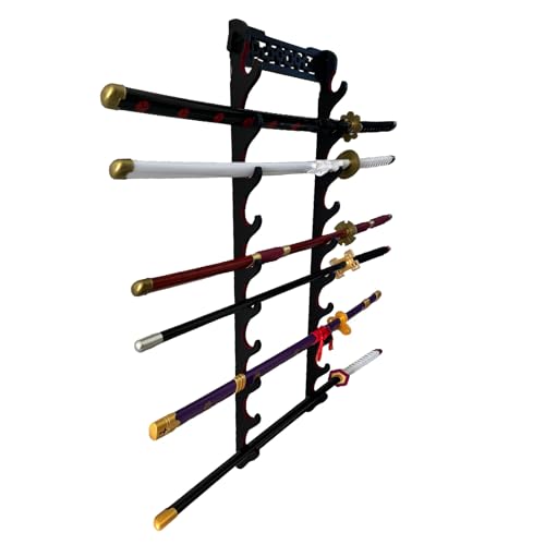 Dfdvye Sword Holder - 10 Tier Velvet Padded Katana Stand Samurai Rack Display