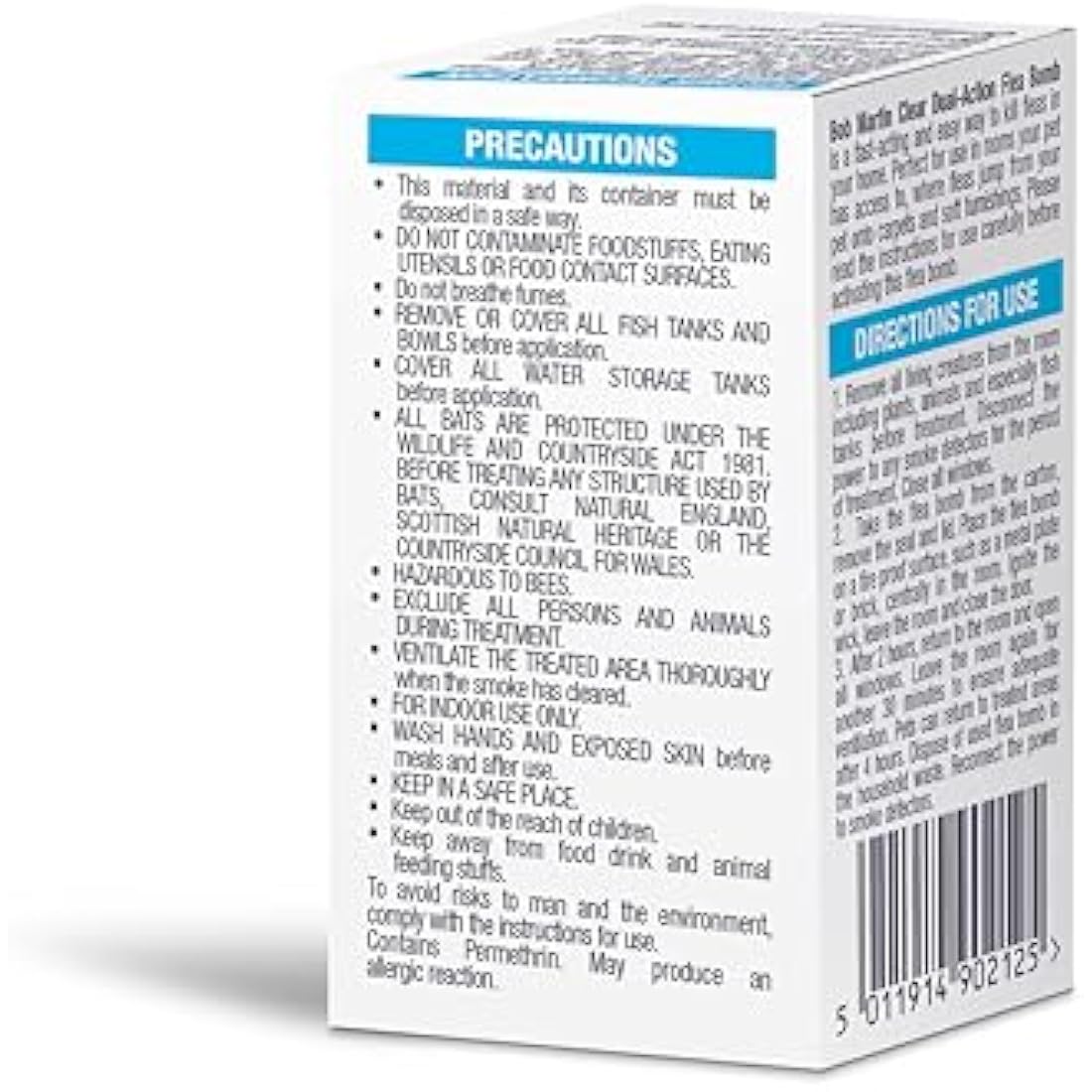 Bob Martin Clear Dual Action Flea Bomb for the Home - Kills Fleas Dead, Fast and Effective Household Treatment (1 Can)