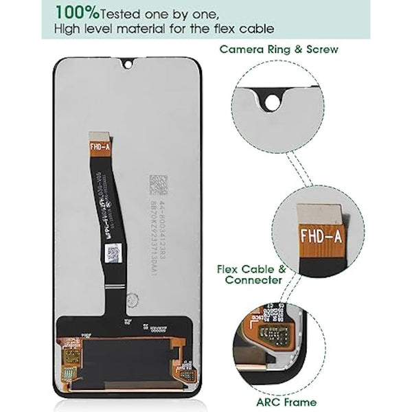 For Huawei P SMART 2019 Screen Replacement For Huawei P SMART 2020 LCD Dispay For Huawei P SMART 2019 Touch Screen Digitizer Assembly Repair Kits (Black With Frame)