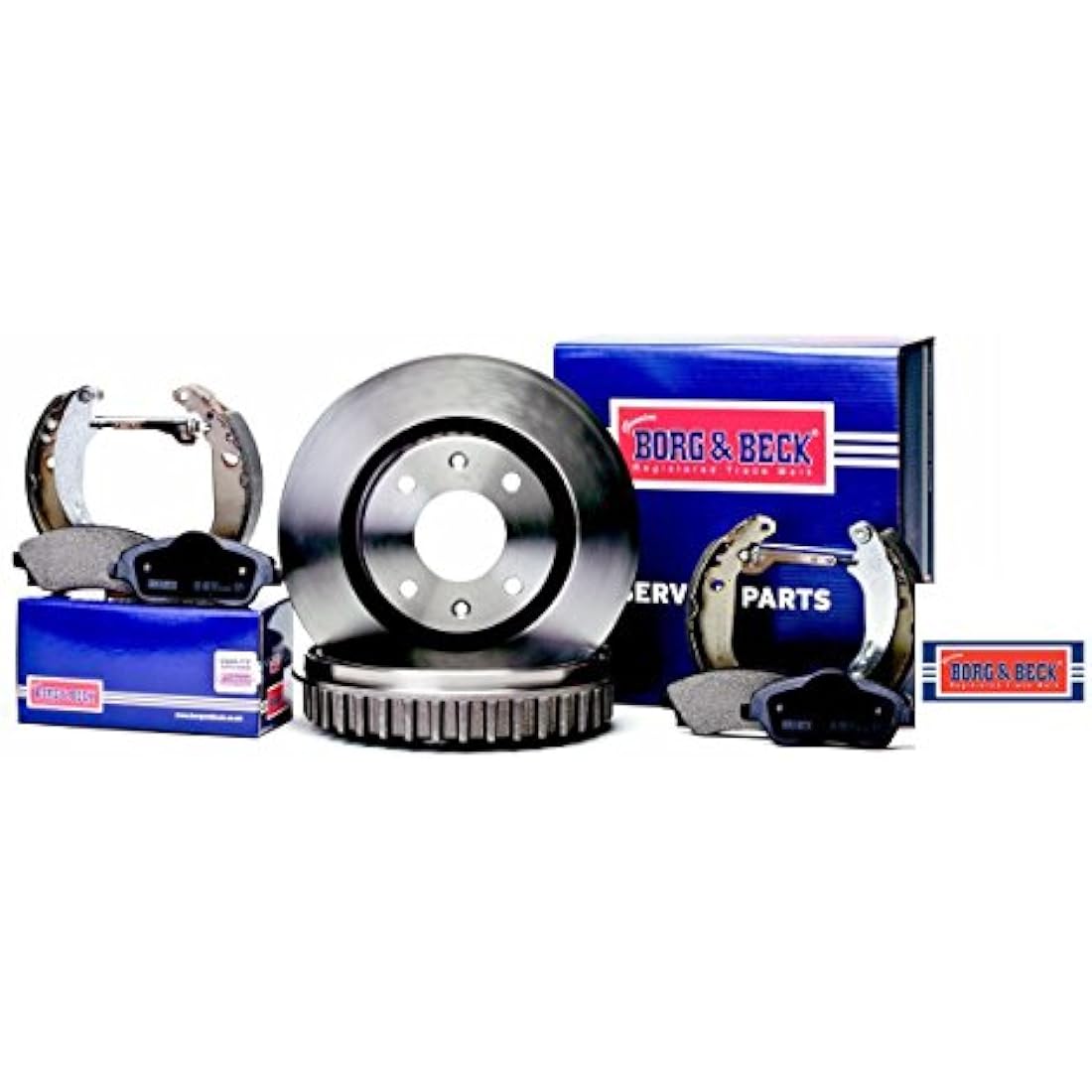 Borg & Beck BBD4580 Brake Disc Pair To Fit Opel Corsa D 06-