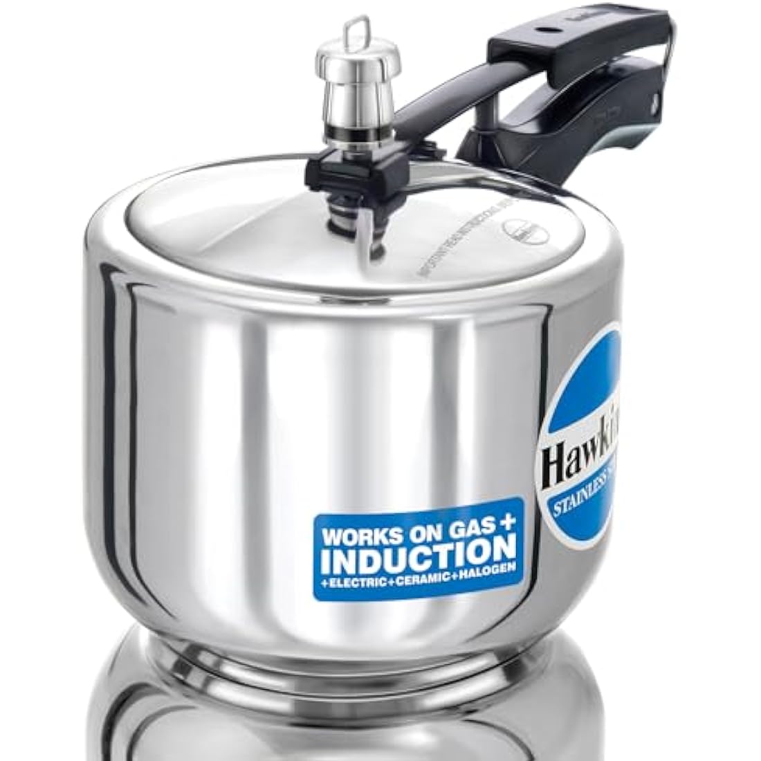 HAWKINS Pressure Cooker Stainless Steel, Silver, S