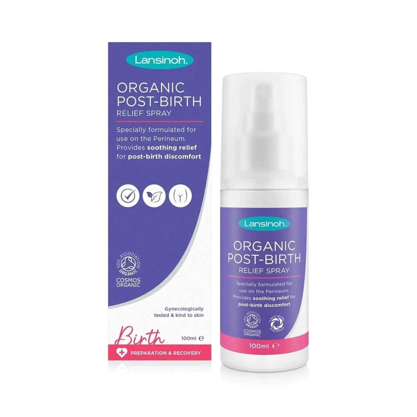 Lansinoh Organic Post-Birth Relief Spray 100ml