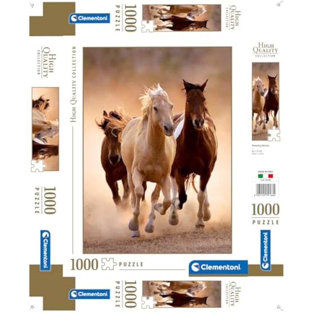 Clementoni - Running horses - 1000 Piece Puzzle