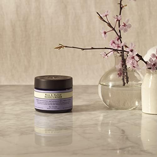 Neal's Yard Remedies Rose & Mallow Moisturiser | Rich in Texture for all Skin Types | 50g