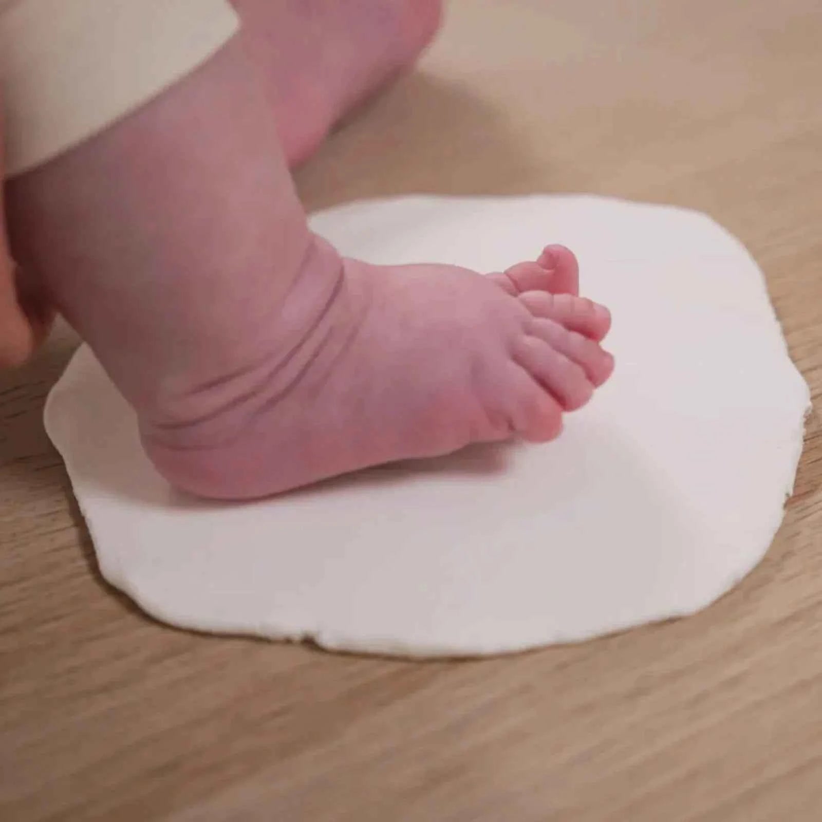 Petit Artichaut Puzzle Frame with Hand & Foot Imprints - Olive Tree