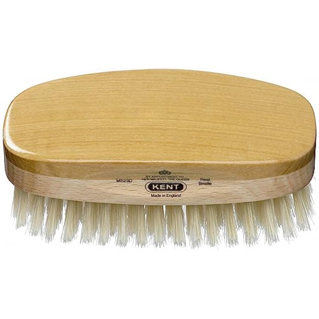 Kent Rectangular Satinwood Soft White Bristle Brush - MS23D (PACK OF 1)