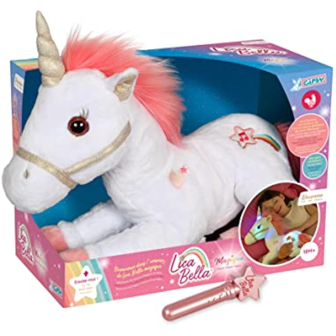 GIPSY, Unicorn Lica Bella 056072 Plush White