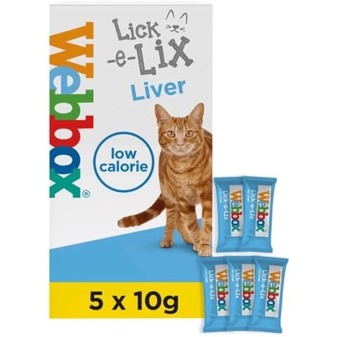 Webbox Lick e Lix 5pcs (5x15g) (Bulk Deal Case of 17) Variety Assorted Pack