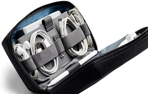 Bellroy Tech Kit Zipper Case for Hi-Tech Accessories (Charger, Portable Charger, Cables, Headphones)