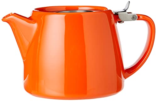 Forlife Stump Teapot 530 mL, 18 Oz., Carrot