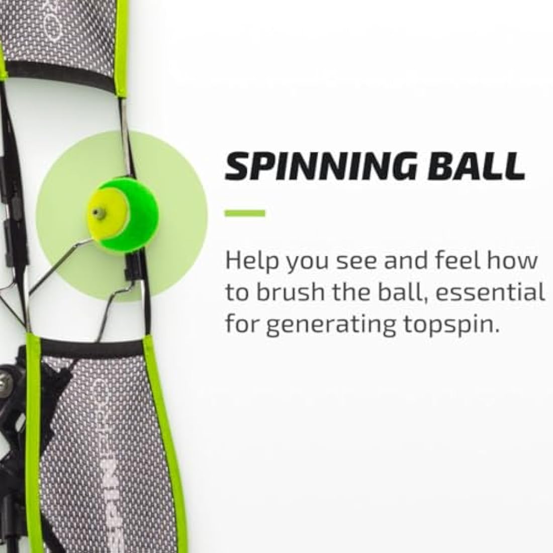 TopspinPro - Tennis Training Aid, Learn Topspin in 2 Minutes a Day