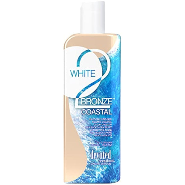Devoted Creations White 2 Bronze Coastal Blue Hued Tan Enhancer, 251 ml (Pack of 1)