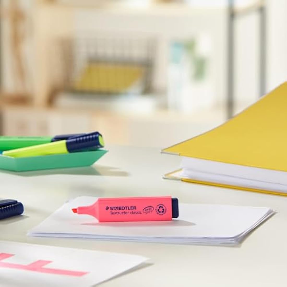 STAEDTLER 364 WP8 Textsurfer Classic Highlighter Pen - Assorted Colours (Wallet of 8)