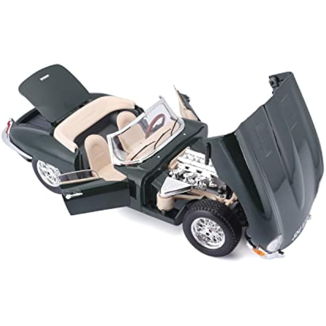 Bburago 1:18 Gold Jaguar "E" Cabriolet (1961)