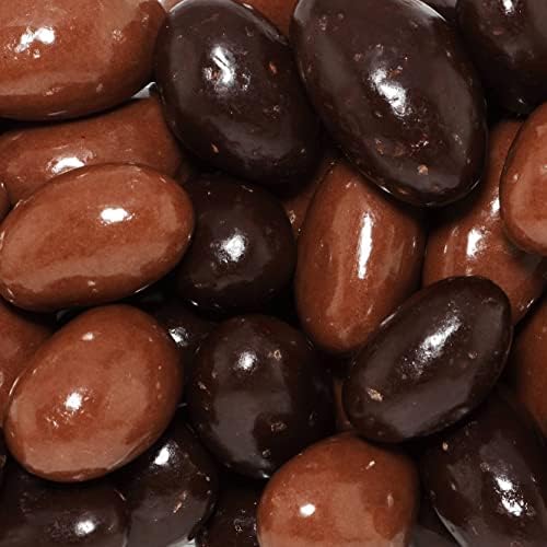 Rita Farhi Milk and Dark Chocolate Covered Brazil Nuts in a Gift Jar | Vegetarian and Chocolate Gift - Chocolate Coated Nuts - 740 g - New Palm Oil Free Recipe