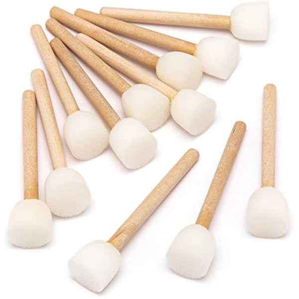 Baker Ross AW590 Mini Sponge Paint Dabbers (Pack of 12)