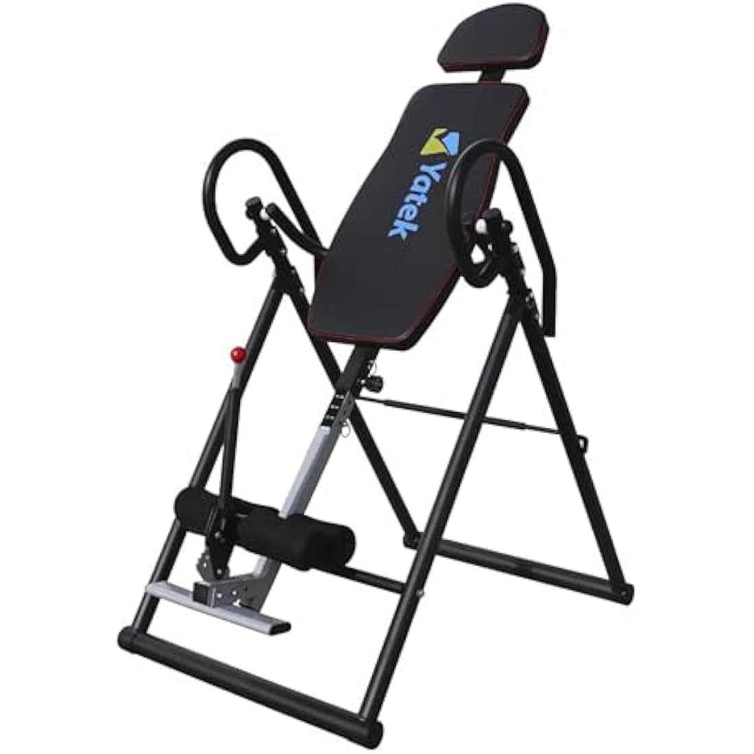 YATEK Gravity Inversion Table ECO, Heavy Duty Inversion Table foldable with total inversion, supports a weight of 150kg and a height of 2 meters, also has adjustable headrest
