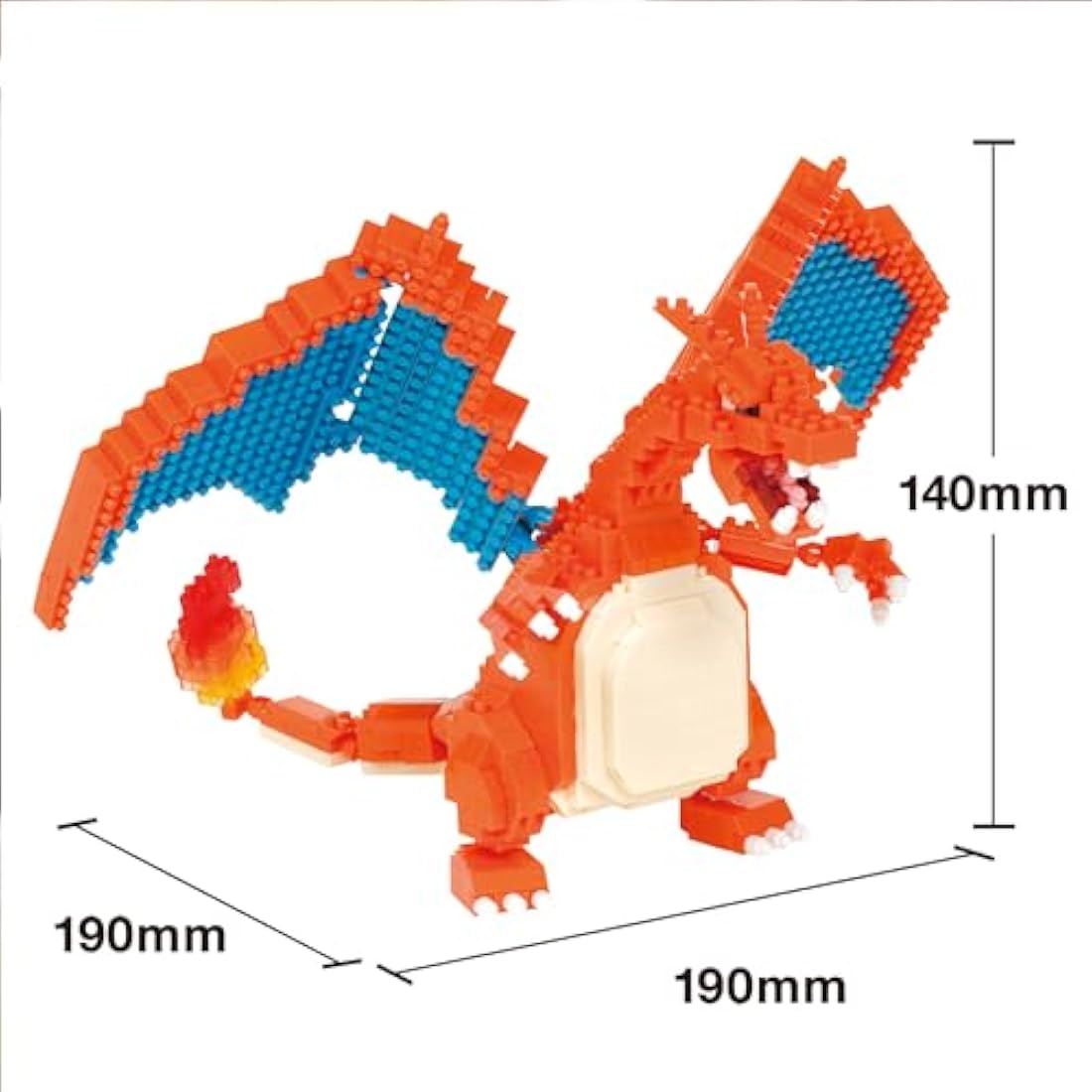 nanoblock - Pokémon - Charizard Deluxe Edition, Pokémon Series Building Kit