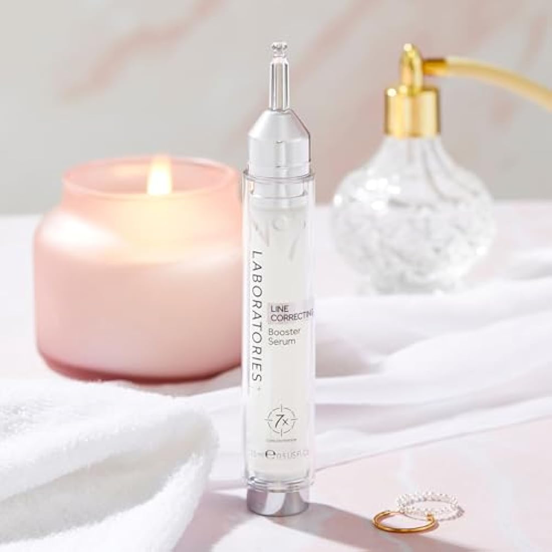 No7 LABORATORIES LINE CORRECTING Booster Serum LARGE 25ml New & Boxed