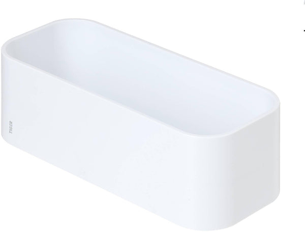 Tiger Wall Tray/Shower Basket, White, 25x11x8cm