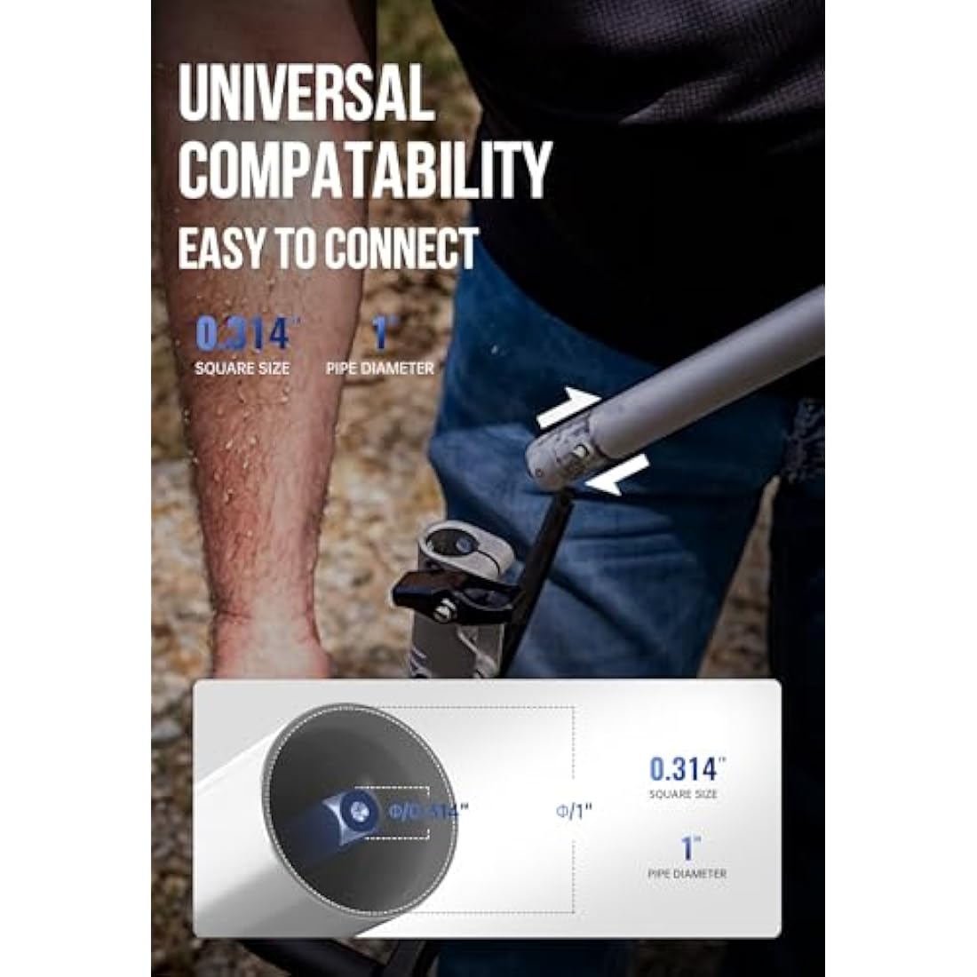 Sunseeker Wild Badger Power Edger Attachment WBEDGERATT, Black