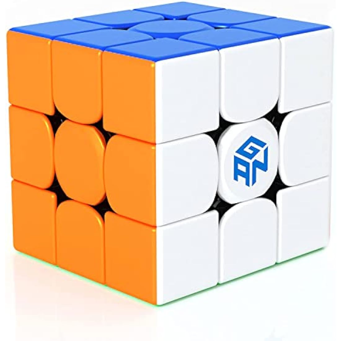 GAN 356R S,3x3 Speed Cube 356RS Magic Cube Professional Puzzle Cube Ultra Durable and Flexible for Kid&Adults,Non-Magnetic(Stickerless