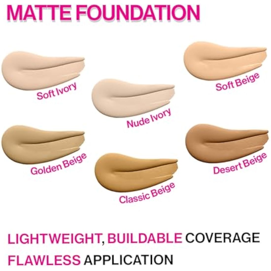 Wet n Wild, Photo Focus Foundation Matte, High-coverage Foundation with Light-adjusting Complex for a White Cast-free Effect and a Camera-ready Makeup, Matte Finish, Vegan, Golden Beige