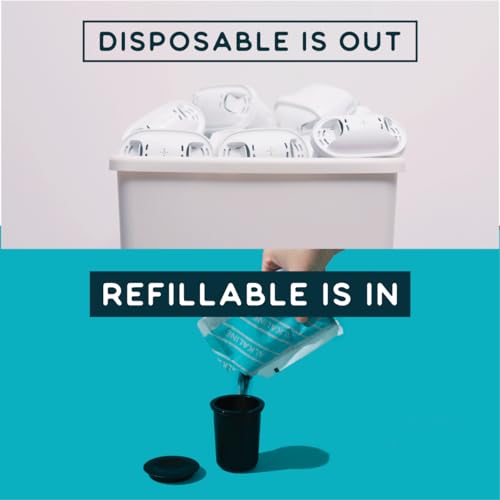 Phox V2 Water Filter | 2.2L Glass Water Filter Jug and Cartridge | 3 Month Supply (Softener pack)