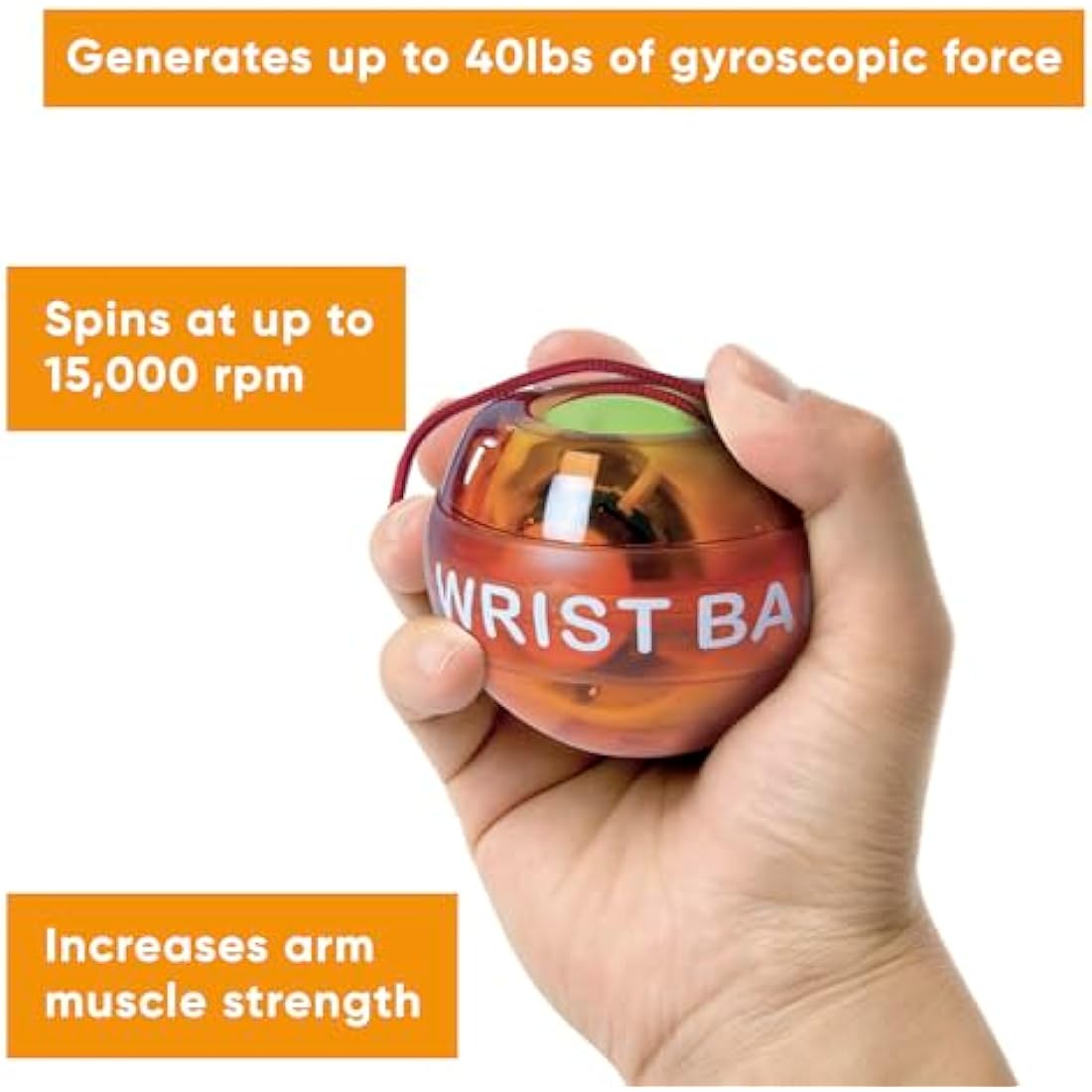 Funtime Gifts ET7950 Light Up Wrist Ball
