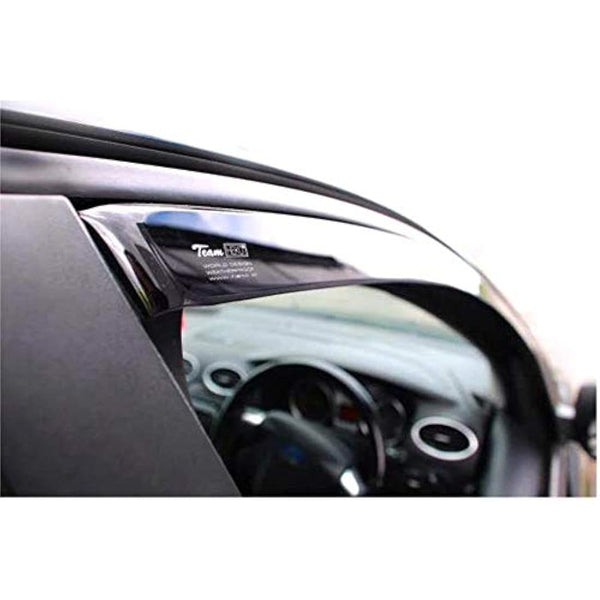 HEKO-15277 Front Rear Wind Deflectors Fits Ford Kuga 2008 on 5-Door SUV (4 Pieces)